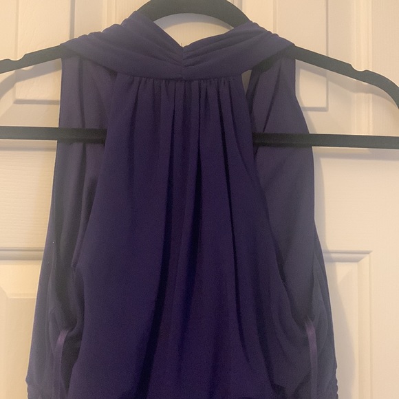 Evan-Picone Sleeveless, Ruched Waist, Cocktail Dress - Picture 7 of 7